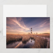 Carte De Remerciements Les phares | Bodie Island Outerbanks (Devant / Derrière)