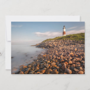 Carte De Remerciements Les phares   Montauk Point Long Island