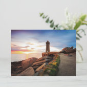 Carte De Remerciements Les phares | Phare de Mean Ruz (Debout devant)