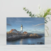 Carte De Remerciements Les phares | Portland Head Light Lighthouse (Debout devant)