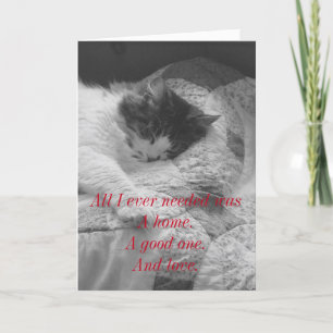 Carte De Remerciements Les secourus.