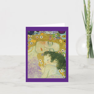 Carte De Remerciements Les Trois Âges de la Femme, Gustav Klimt, Art,