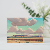 Carte De Remerciements Les vastes terres de Navajo par Maynard Dixon (Debout devant)