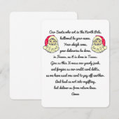 Carte De Remerciements L'Esprit de la satire de Noël (Devant / Derrière)