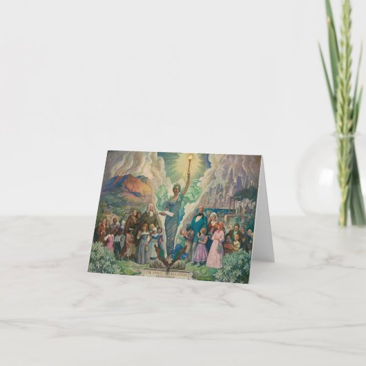 Carte De Remerciements L'Esprit de l'Éducation par Newell Convers Wyeth (Devant)