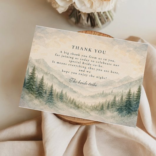 Carte De Remerciements Let The Adventure Begin Bridal Shower