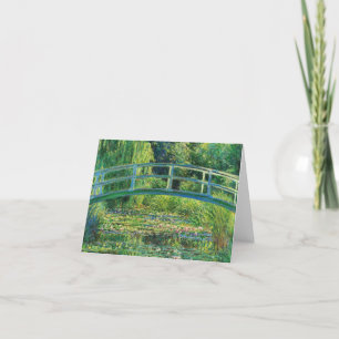 Carte De Remerciements L'étang Water-Lily de Claude Monet