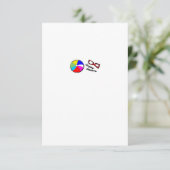 Carte De Remerciements L'été ! (Debout devant)