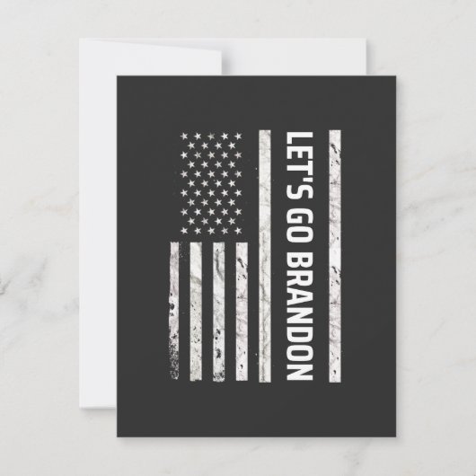 Carte De Remerciements Let's Go Brandon (Devant)