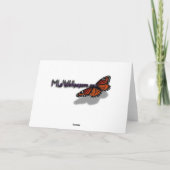 Carte De Remerciements Lever Du Soleil À Travers Les Icicules (Dos)