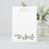 Carte De Remerciements Liage minimal (Debout devant)