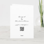 Carte de remerciements - libellules (Dos)