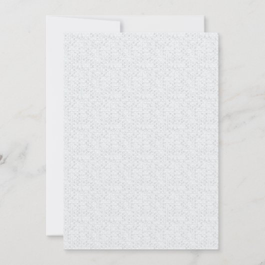 Carte De Remerciements Light Gray Geometric Floral Pattern (Dos)