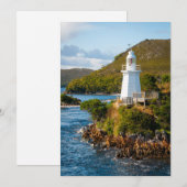 Carte De Remerciements Lighthouses | Bonnet Island Lighthouse (Devant / Derrière)