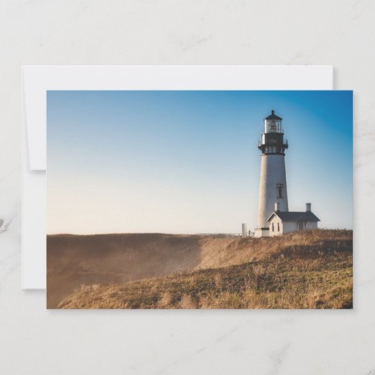 Carte De Remerciements Lighthouses | Yaquina Head Lighthouse (Devant)