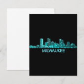 Carte De Remerciements Ligne aérienne de Milwaukee (Devant / Derrière)