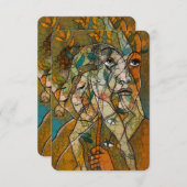 Carte De Remerciements Ligustri, points d'infini par Francis Picabia (Devant / Derrière)