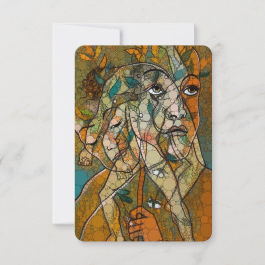 Carte De Remerciements Ligustri, points d'infini par Francis Picabia (Devant)