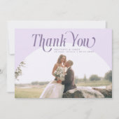 Carte De Remerciements Lilac Arch Wedding Thank you (Devant)