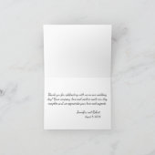 Carte de remerciements Lilac et Sage clair (Intérieur)