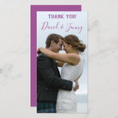 Carte De Remerciements Lilac Spring Garden Mariage Photo (Devant / Derrière)