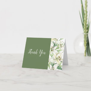 Carte De Remerciements LILY Blossom Elegance Mariage