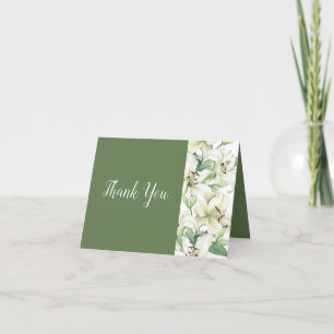 Carte De Remerciements LILY Blossom Elegance Mariage