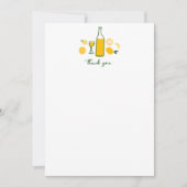Carte De Remerciements Limoncello Lemonade Lemons CUSTOM Anniversaire (Devant)
