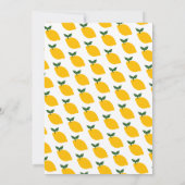 Carte De Remerciements Limoncello Lemonade Lemons CUSTOM Anniversaire (Dos)