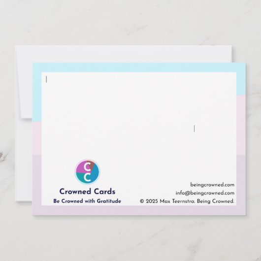 Carte De Remerciements L'infirmière (Dos)