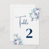 Carte De Remerciements Linge de table mariage (Devant / Derrière)