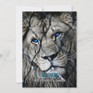 Carte De Remerciements Lion Break Gratuit