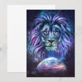 Carte De Remerciements Lion Lovely Lion (Devant / Derrière)