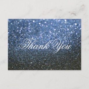 Carte de remerciements - Lit bleu Nite ouvrier