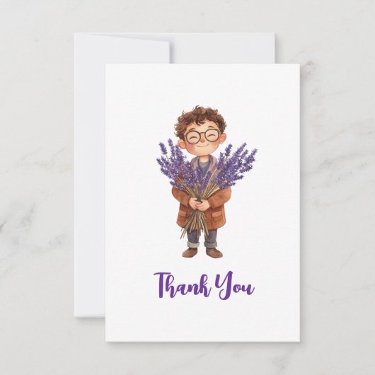 Carte De Remerciements Litte Boy (Devant)