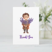 Carte De Remerciements Litte Boy (Debout devant)