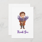 Carte De Remerciements Litte Boy (Devant / Derrière)