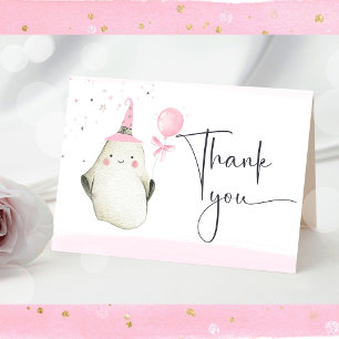 Carte De Remerciements Little Boo est presque à Baby shower