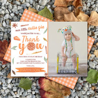 Little Cutie Pie Fall Photo 1er anniversaire