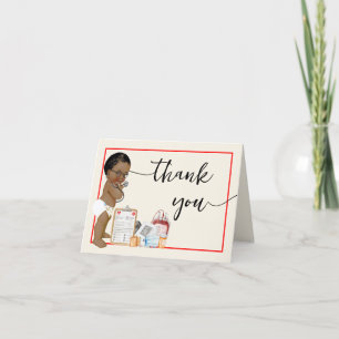 Carte de remerciements Little Doctor AA Baby showe