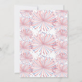 Carte De Remerciements Little Firecracker 4 juillet 1er anniversaire (Dos)