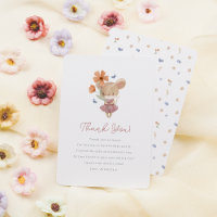 Little Mouse Wild One Boho Fleur sauvage 1er anniv