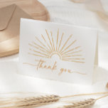 Carte De Remerciements Little Ray of Sunshine Boho Baby shower<br><div class="desc">Dites merci aux amis et à la famille d'avoir assisté à votre baby shower avec ce carte de remerciements thématique "soleil".</div>