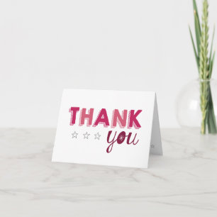 Carte De Remerciements Little Star Thank you Note