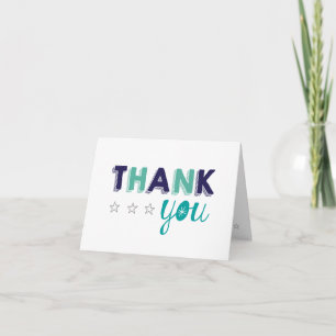 Carte De Remerciements Little Star Thank you Note