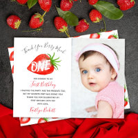 Little Sweetie Strawberry 1er anniversaire Photo