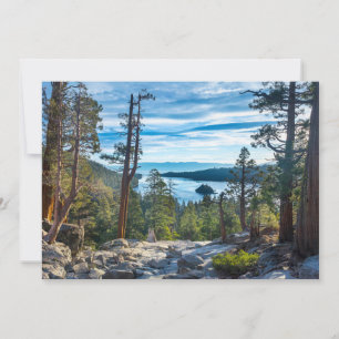 Carte De Remerciements Littoral   Emerald Bay, Lake Tahoe, Californie