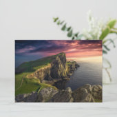Carte De Remerciements Littoral | Île de Skye, Écosse (Debout devant)