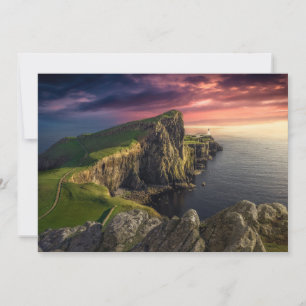 Carte De Remerciements Littoral   Île de Skye, Écosse