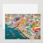 Carte De Remerciements Littoral | Naples Italie (Devant / Derrière)